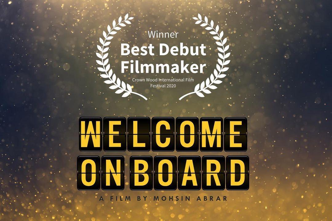 class="content__text"
 Thanks for all your wishes friends, "Welcome on Board" bags one more award in the "Best Debut Filmmaker" category. Proud of the way the movie has put all of us in the global movie platform. #wobthemovie #mohammadmohsinproduction #respectforcabincrew #mohsinabrar
For more action: https://instagram.com/mohammadmohsinproduction 
 