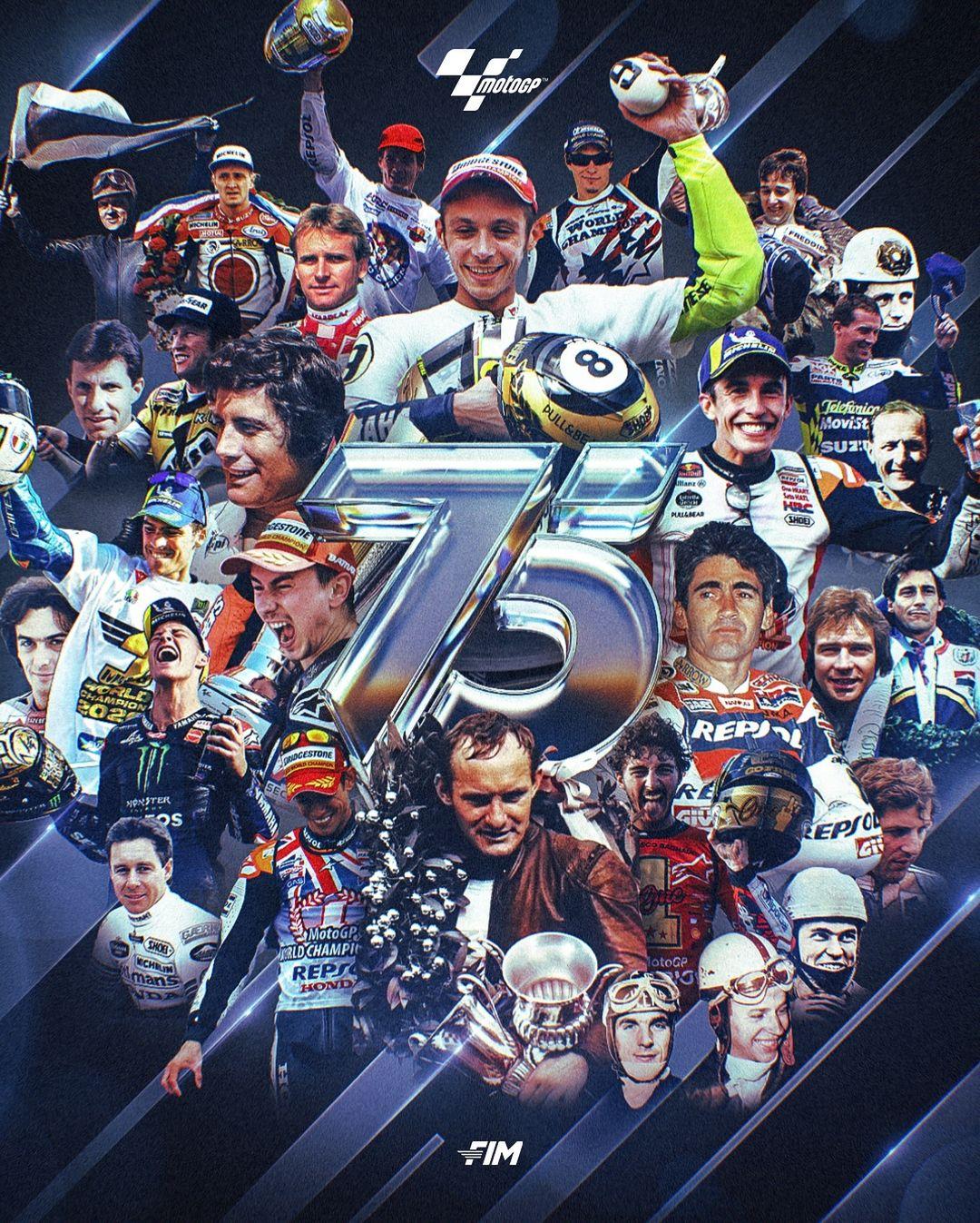 A very special 2024 season awaits as #MotoGP celebrates 7️⃣5️⃣ years of racing! 🏁 Check out the link in bio 🔗 for more info! 👀

#MotoGP75