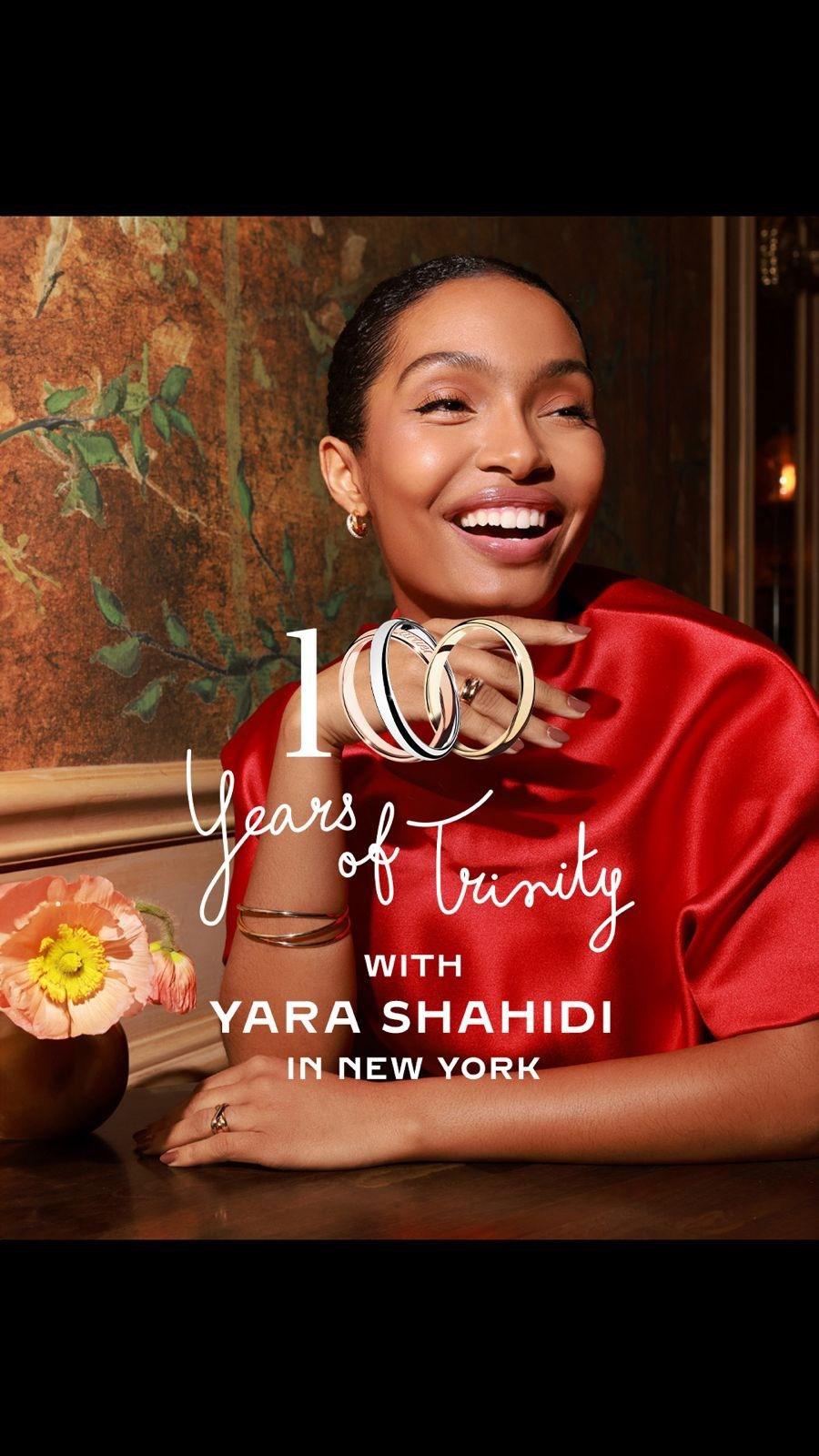 Kicking off in the Big Apple: the Maison welcomes you to New York for the first of Trinity’s centenary celebrations - through the eyes of actress and producer @YaraShahidi and creative director and celebrity stylist @JasonBolden.
#Trinity100Celebration #CartierTrinity