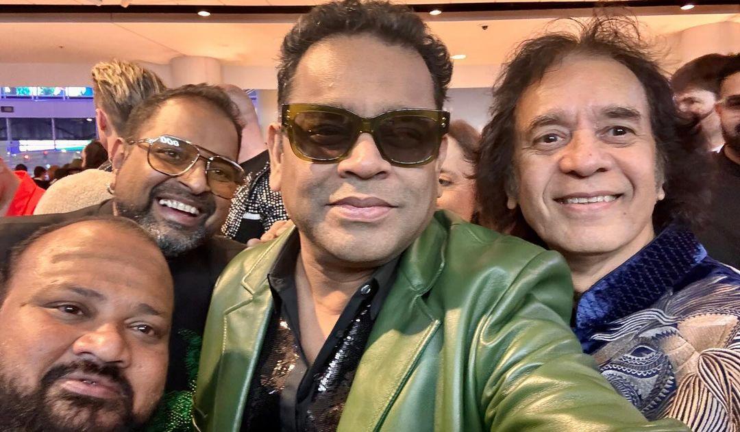 It’s raining Grammys for India …Congrats Grammy winners #ustadzakirhussain @zakirhq9 (3grammys) @shankar.mahadevan (first Grammy) @kanjeeraselva (first Grammy ) 🇮🇳 🔥