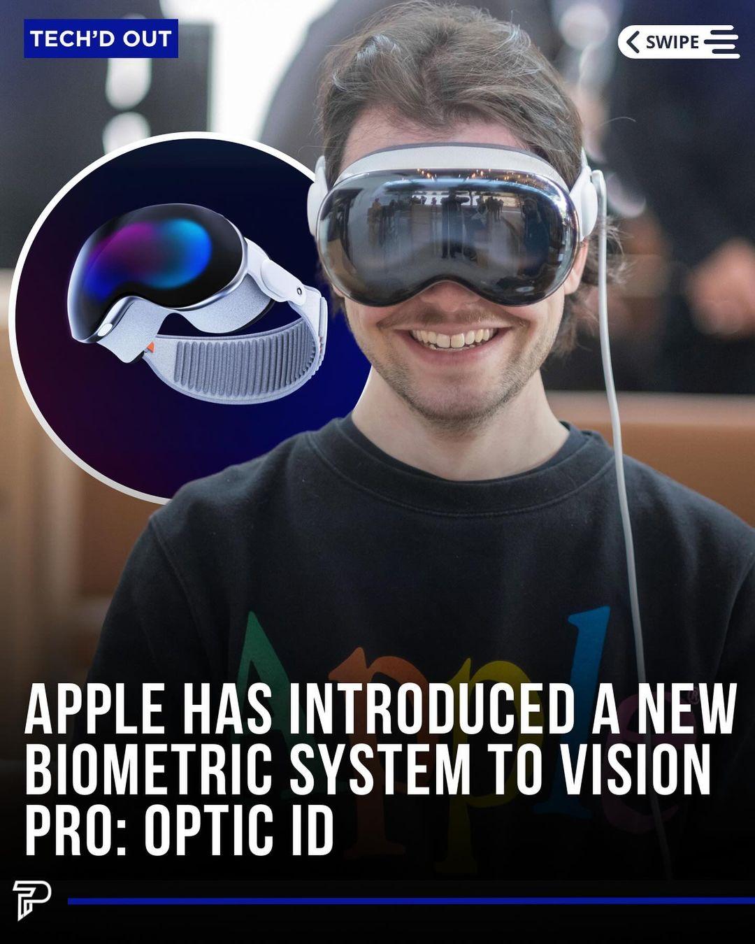 Apple Vision Pro, the latest innovation from Apple, features Optic ID, a cutting-edge iris recognition technology 👁️

Similar to Touch ID and Face ID, Optic ID revolutionizes authentication, offering secure and intuitive authentication.

Enabled by Apple Vision Pro’s advanced eye-tracking system, it ensures privacy and security with just a glance, unlocking your device effortlessly.

-

#apple #visionpro #tech #innovation #pubity