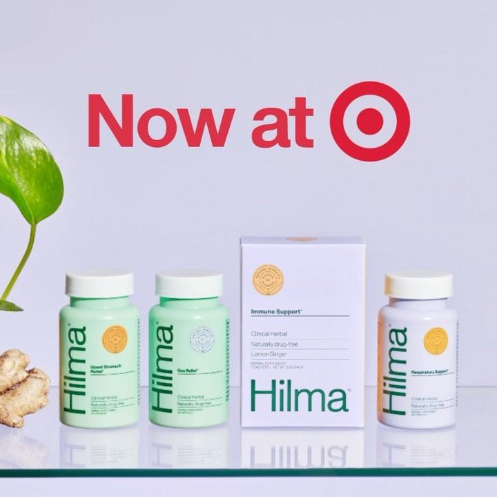 class="content__text"
 Clean up in the OTC aisle! 🧼🌿🎯 Hilma is now available in over 750 @target locations across the country, and on target.com! 

Just over a year ago, we launched Hilma with two goals:
🌿Make natural remedies that actually work
🌿Make natural remedies accessible

Today, we are so proud to partner with @target to bring Hilma to OTC aisles nationwide. Now you can find that #getbetterfeeling on a local shelf near you. 

Head to the link in bio to shop at Target.com or find your nearest location! 
 