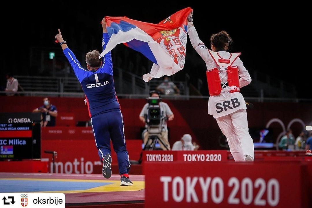 Milica Mandić je olimpijski šampion!
Prva zlatna medalja za Srbiju na Olimpijskim igrama u Tokiju! 🇷🇸🥇

Bravo, Milice! 👏🏼

#Srbija #kkcz 

#repost @oksrbije