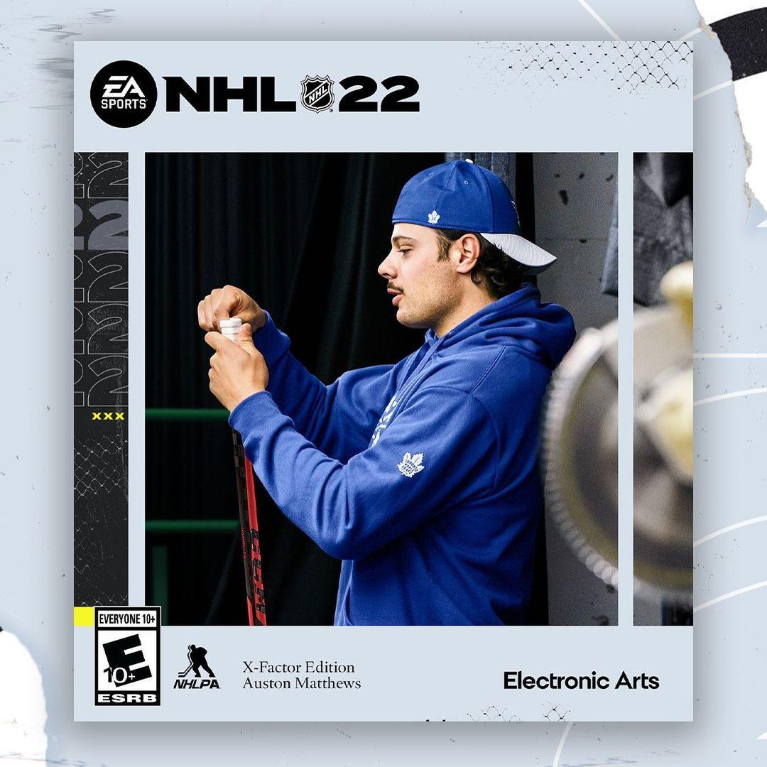 Auston Matthews is coming back for seconds on the cover of #NHL22 💪 Let’s go @EASPORTSNHL!