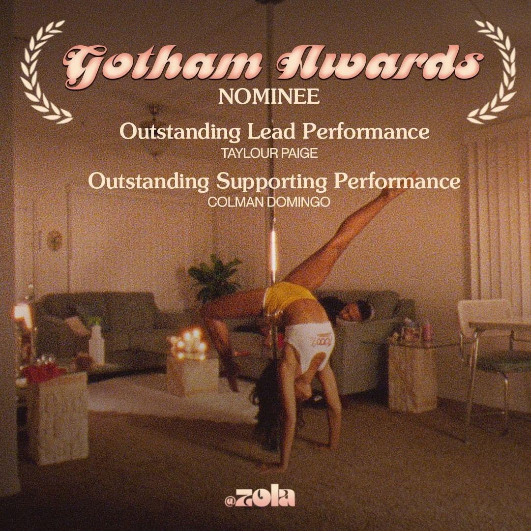 class="content__text"
 Congratulations to @taylour, @kingofbingo, and the whole #ZOLA team on two #GothamAwards nominations! 
 