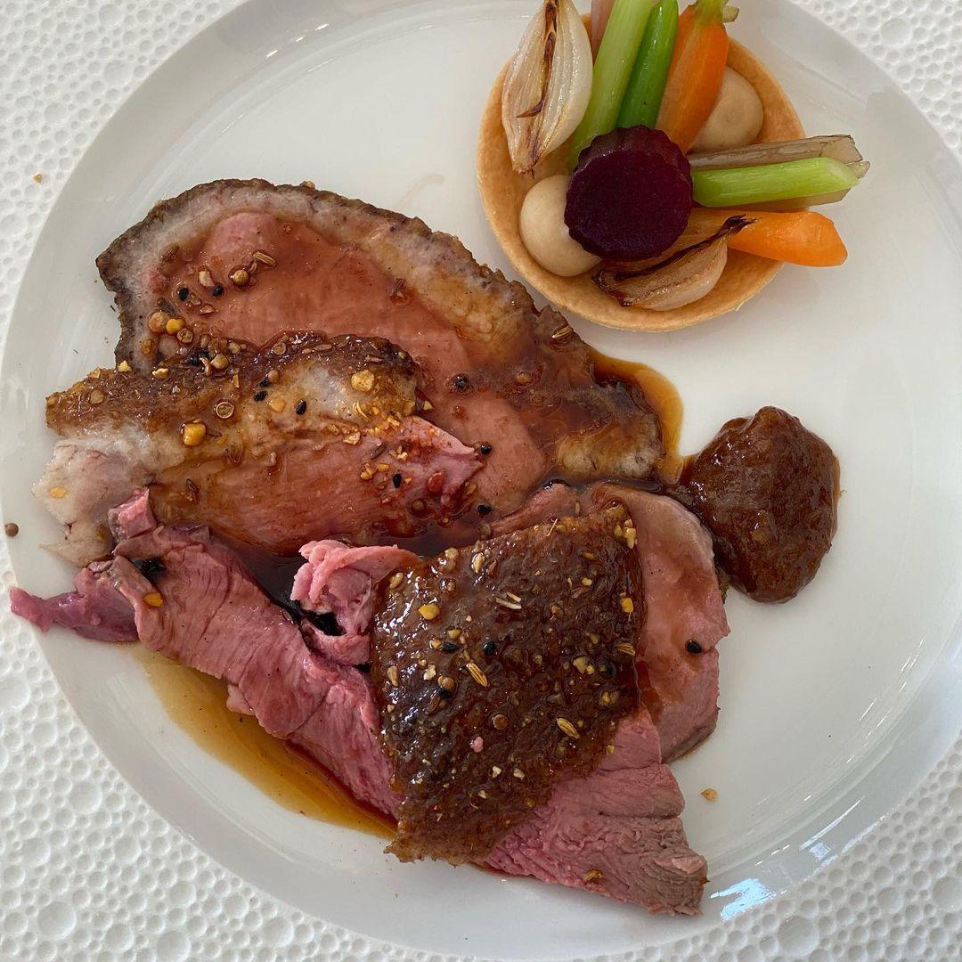 ⭐️⭐️⭐️ The Waterside Inn French cuisine from UK now in bkk at Mandarin oriental and will be named Le Normandie by Alain Roux I’m so impressed with the taste and quality especially the duck. If you like the real classic French this is it 🇫🇷 #watersideinn #mobangkok