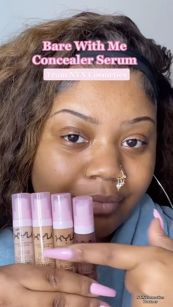 Smooth like butter! 🙌 @iamkaylabeauty shows us how to rock a flawless glowing complexion using different shades of Bare With Me Concealer Serum ✨ #nyxcosmetics #nyxprofessionalmakeup #cruelyfreebeauty #veganformula