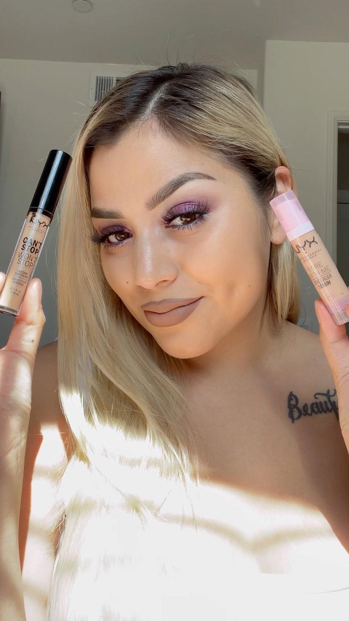 CHOOSE YOUR PLAYER 🎮
🍄 Bare With Me Concealer Serum 
✨ OR Can't Stop Won't Stop Concealer?
 #credit @xoivettea • #nyxcosmetics #nyxprofessionalmakeup #crueltyfreebeauty #veganformula