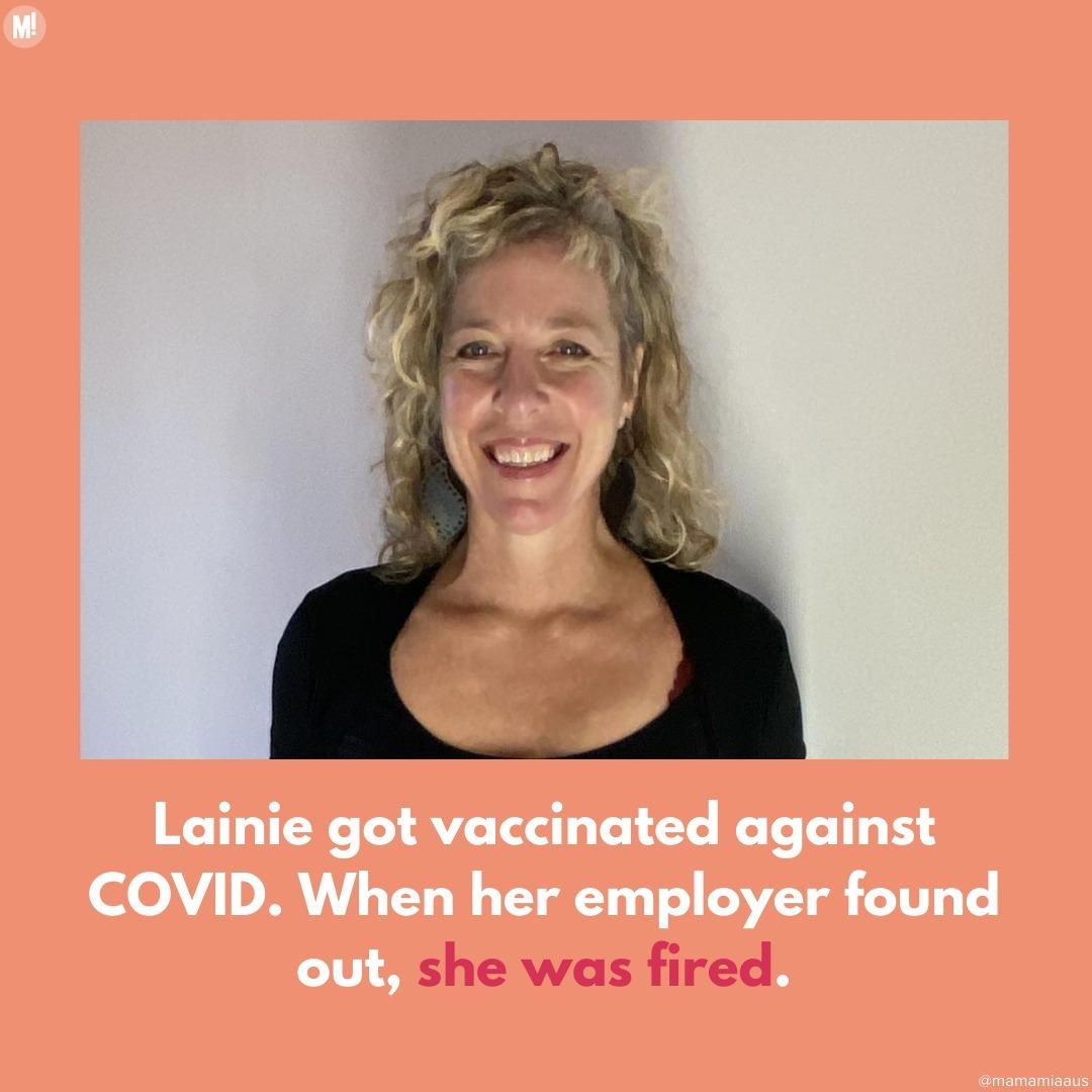 Lainie was informed of her dismissal in a bizarre and very public way with a voice file on a work Facebook chat saying: "Guys it has come to my attention Lainie has had the vaccination. I cannot reiterate it more than now to say that no one can be vaccinated and work for this company. So work it out. I leave it to you."⁠
⁠
Link in bio.