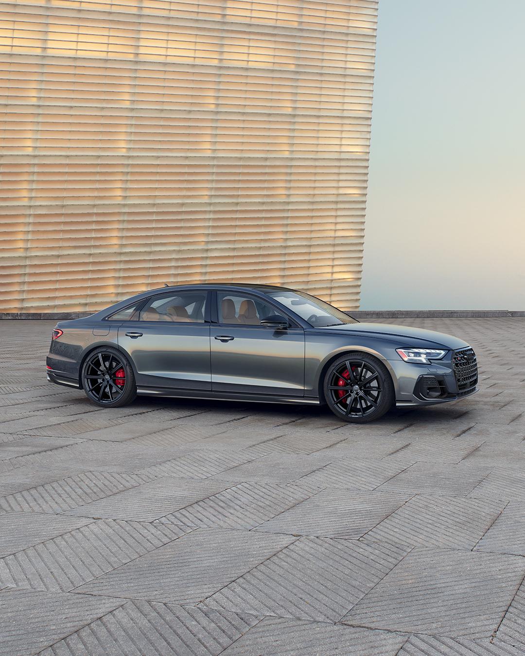 The corner office: available with 563 hp. #AudiS8