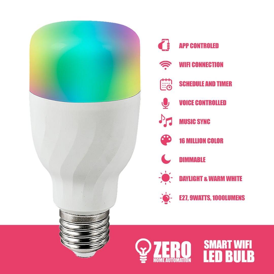 class="content__text"
 Make your home light up. 💡
Change the mood instantly with the Zero RGB Smart Light Bulb!

🙋‍♂️Enhanced Brightness E27 / 9W / 1000 Lumens
🌈16 Million Colors for the right ambience for any moment, RGBCW bulb
🎙Alexa and Google Home Devices Compatible
📶Wi-Fi Controlled
🎶Music Sync Compatibility

Visit us and make sure to follow for extra discounts and vouchers! 🛒
https://shp.ee/bwfer9z
https://bit.ly/globalgearslaz 
 