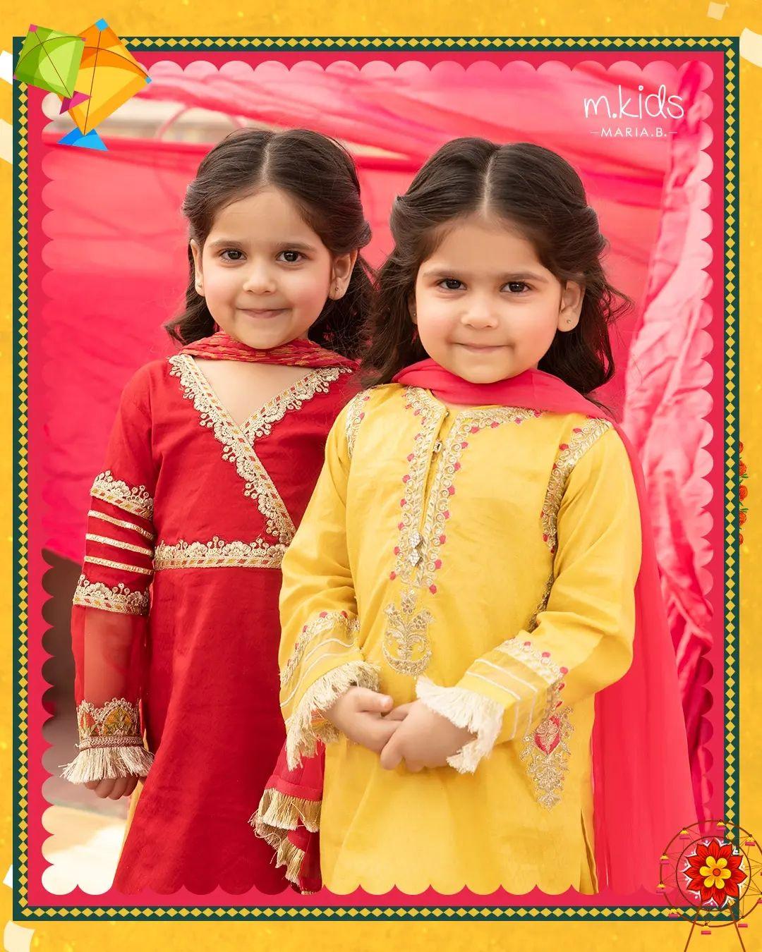 Bursting with vibrant shades of yellow and red, the new Maria.B. Kids collection promises carefree sun-drenched days ahead with Jashn-e-Baharan Ready-To-Wear Collection’22 !!

Red Product Code: MKD-EF22-16
Yellow Product Code: MKD-EF22-05

Available Now In-Stores &amp; Online at https://www.mariab.pk/kids/kids.html

#MariaB #Mkids #ReadyToWear #MKidsSS22 #SpringSummer2022
*Follow our dedicated page for constant updates @mariabkids