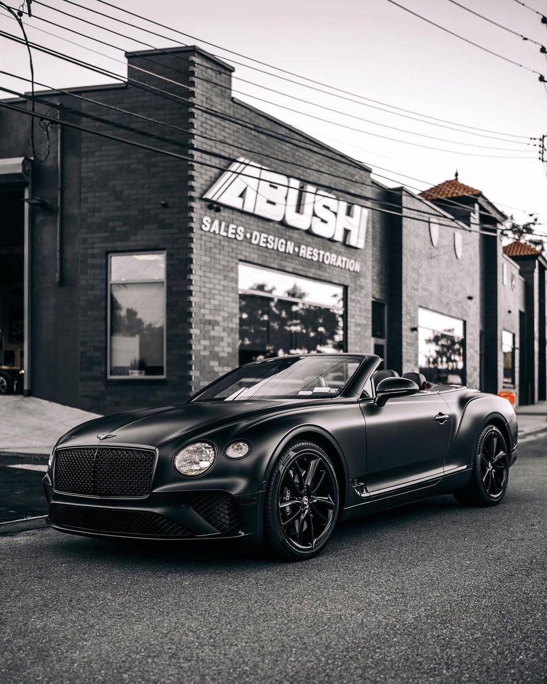 
 Satin Black Bentley GTC x @abushi 
 #carswithoutlimits #bentley #continentalgtc #abushi 
 