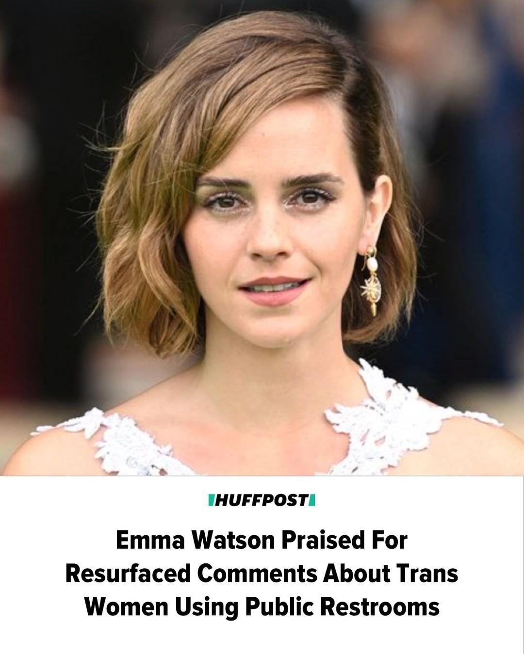 
 A snippet from an interview Emma Watson did with author and activist Paris Lees in 2019 for British Vogue has been making the rounds online, with many people praising the “Harry Potter” star for her remarks on transgender issues.⁠
⁠
In the viral clip, Lees, who is trans, asks Watson if she would feel comfortable with Lees using a public women’s restroom.⁠
⁠
“Oh my god, of course,” Watson says with zero hesitation. “That’s another human being.” ⁠
⁠
“I understand fearing what you don’t know,” Watson continued. “I understand kind of being like, ‘I don’t really understand this, I’ve never met someone [trans].’ But go ... go learn, go speak ... go look into the whites of someone’s eyes that’s had this experience and tell me after you’ve done that … there’s any part of you that feels it’s OK to make that person not feel included.”⁠
⁠
In a full video of Watson’s interview with Lees, Watson elaborates on how she feels that “making people feel not included” is “such a painful, awful thing to do.”⁠
⁠
Read more at our link in bio. // 📷 Getty Images // 🖊️ Elyse Wanshel 
 