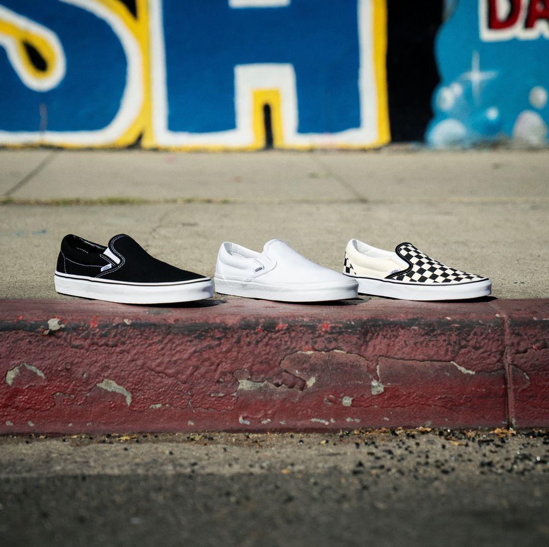 
 Known for its comfortable silhouette, the Slip-On has been a Classic Since Forever. A true pop culture icon, and a staple of laid-back lifestyle. However you decide to express yourself, there is a Slip-On to match. Check out the full range at vans.com/classics 
 