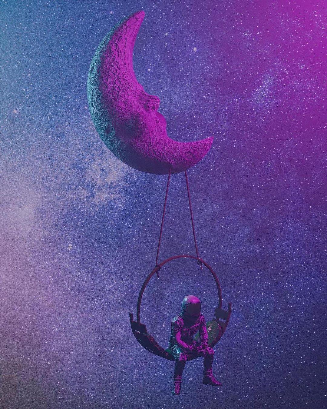 class="content__text"
 SWING MOON 🌙🔭

Do you love this Photo? ❤

Are you ready to explore Deep Space 🔭
@TheOurDeepSpace 

Image credit: @bevisualz