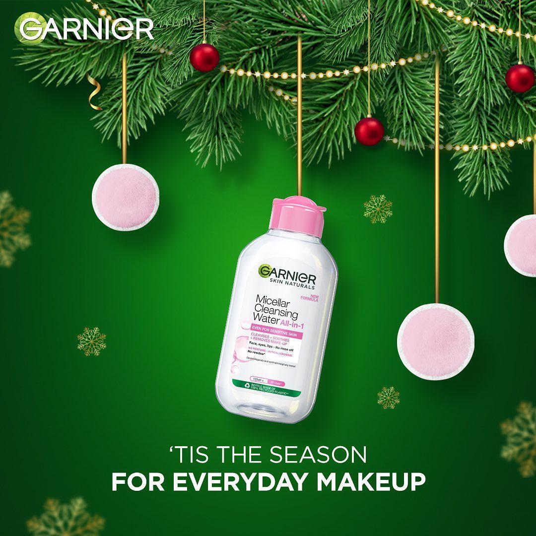 class="content__text"
 ‘Tis the season to reveal your clean skin in just 1 swipe even after using make-up everyday with Garnier Micellar Cleansing Water &amp; Micellar Eco Pads!

 #Garnier #GarnierIndia #GarnierChristmasSeason 
 #Christmas2022 
 