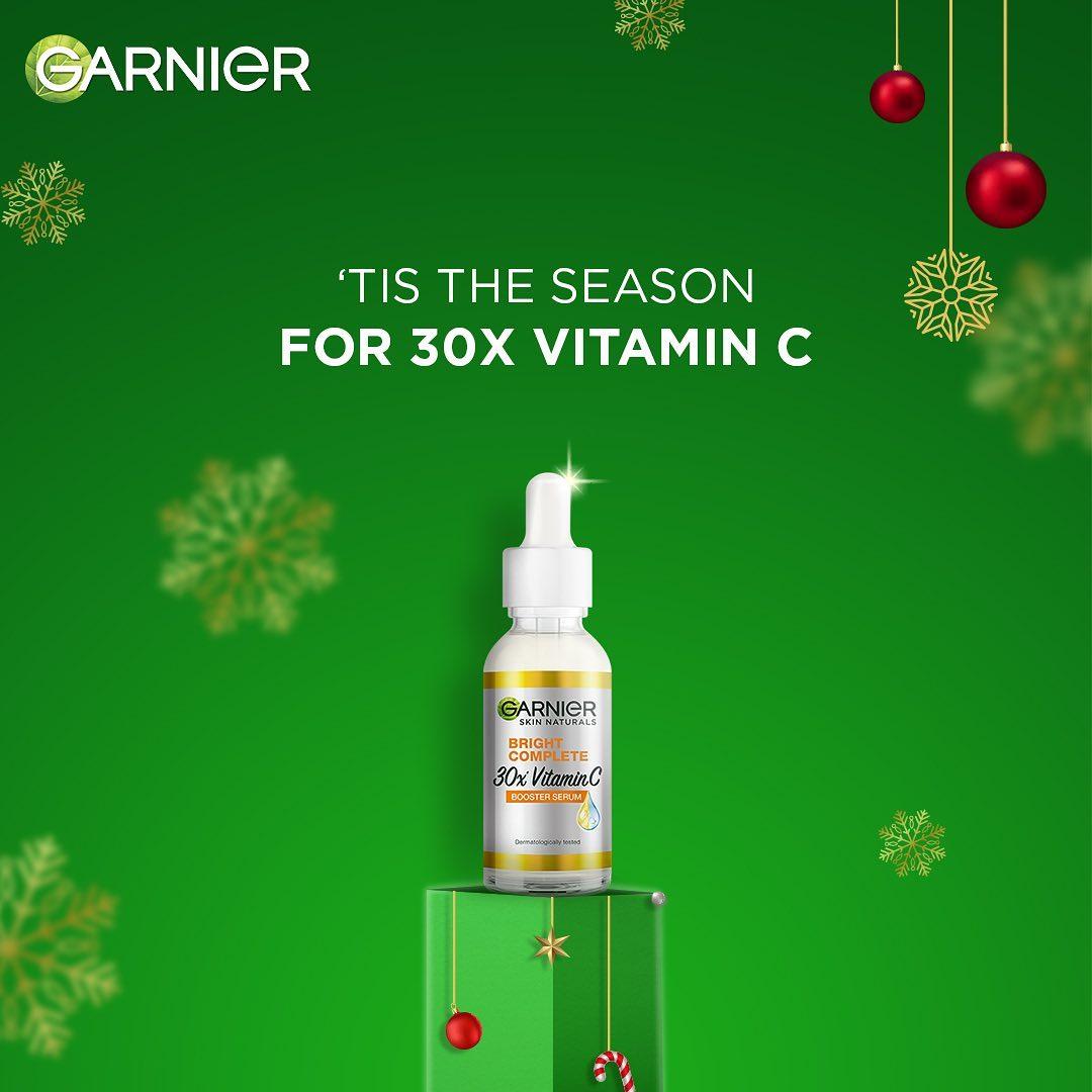 class="content__text"
 ‘Tis the season to add brightness to your cart with Garnier Bright Complete Vitamin C Serum enriched with the goodness of 30X* Vitamin C.

 #Garnier #GarnierIndia #GarnierChristmasSeason #Christmas2022 
 