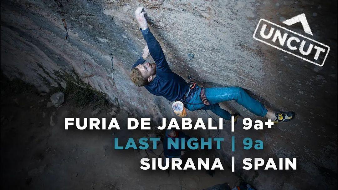 class="content__text"
 Furia de Jabali (9a+) and Last Night (9a) UNCUT video online!Found these two videos from my last trip to Siurana 🇪🇸 on my drive and thought I put them on my youtube channel for everyone who is into uncut videos. I personally really like watching them since they can save you a lot of time when figuring out the beta of a route or boulder. Be careful though, sometimes you might overlook the best beta for you by following those of others. In both of these routes I ended up using a different beta than @will_bosi used on his first ascents which I explain in the video. Hope you enjoy watching! (Link in bio)
•
•
Photo by @esteban.ele.eme 
•
@mammut_swiss1862@gloryfy_unbreakable@raiffeisentirol@lasportivagram@subaru_austria@thecrag_worldwide 
 #rockclimbing #climbingvideo #siurana #uncut #climbing mbing #athlete #klettern #sportclimbing 
 