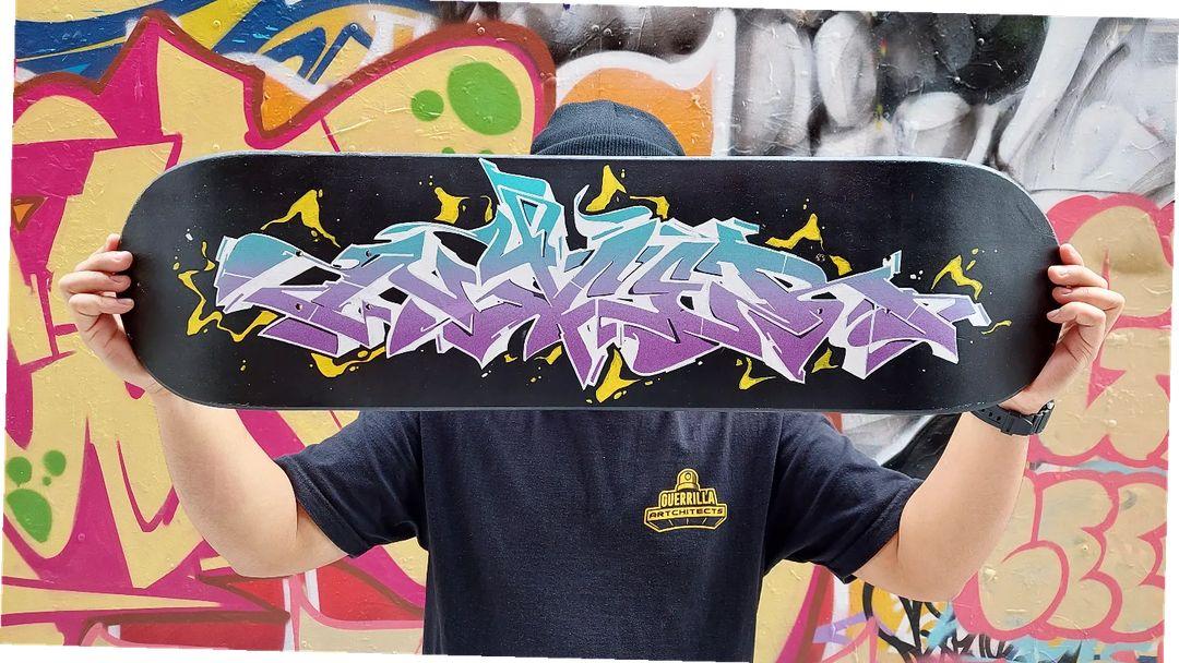 class="content__text"
 🛹

Mixed Medium
Custom Skateboard 
 #stylewriting #graffiti #brunei #nycer #kws #znc #tfk 

@guerrillaartchitects@diton.king_brunei