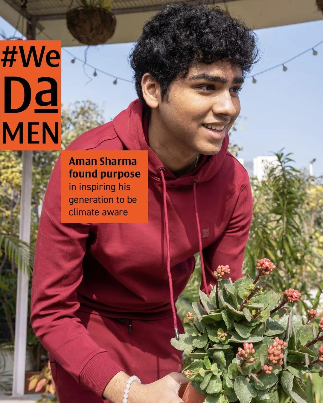 class="content__text"
 “I realised that changing the world can start from your own terrace.”
Finding your purpose can start from something simple. Aman Sharma found comfort &amp; joy in caring for his plant babies. In his comfort zone, he also discovered his purpose — inspiring his generation to be climate conscious.
 #WhatsYourPurpose?
.
.
.
.
.
.
 #WhatsYourPurpose #ComfortInAPurpose #WeDaMEN #ComfortableMen #WeDaMENcommunity #nature #wildlife #photography #climatechange #climate #sustainability #plantdad #plants #earth #comfort 
 