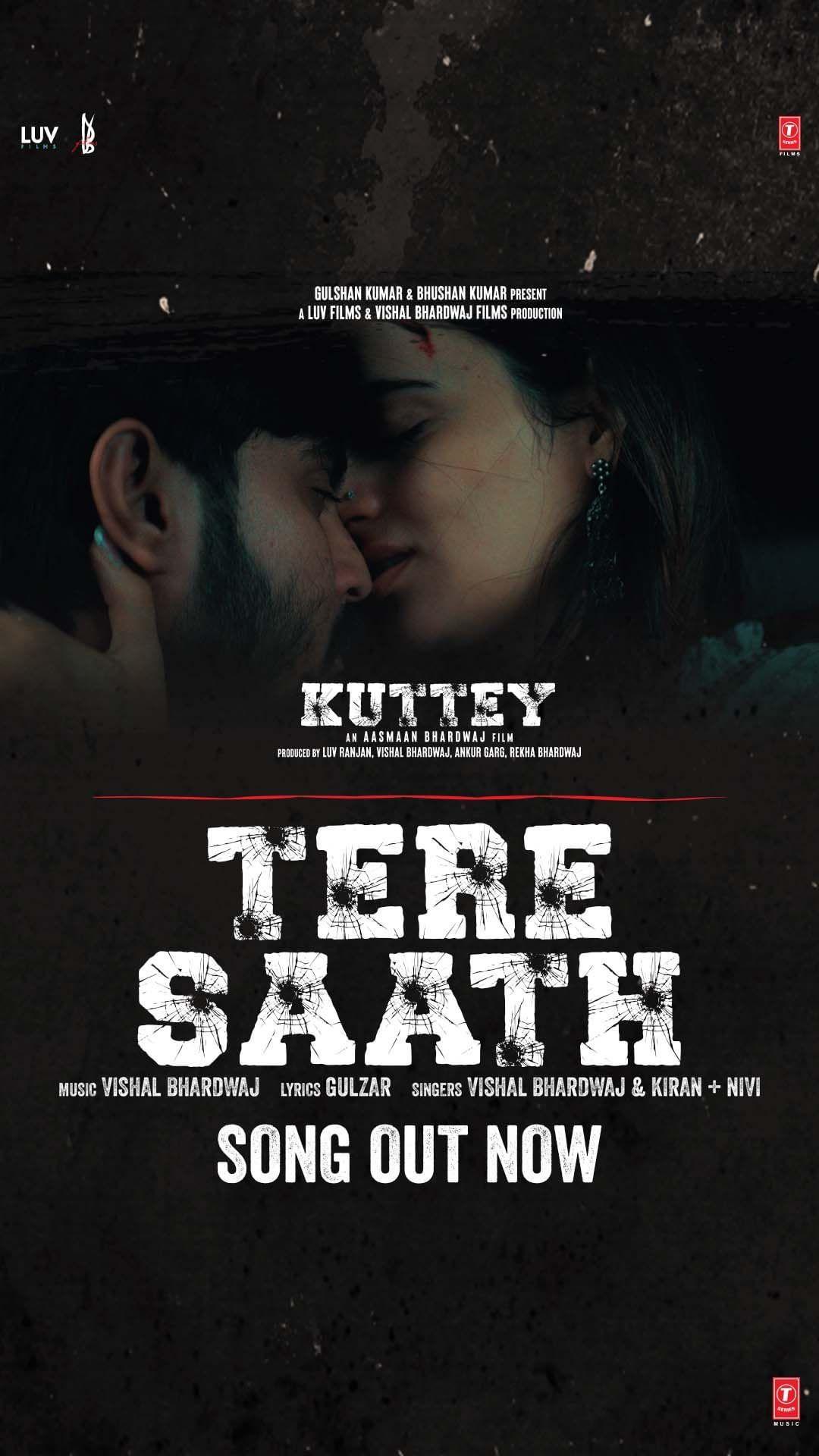 class="content__text"
 Tune up the hopeless romantic in you with #TereSaath 💕🎶

Song out now 👇
Link In Story

 #Kuttey in cinemas this Friday! 

@arjunkapoor@tabutiful@naseeruddin49@konkona@kumudkmishra@radhikamadan@bhar_ul_shar #Gulzar @kiranandnivi@aasmaanbhardwaj #BhushanKumar #LuvRanjan @gargankur82@rekha_bhardwaj@luv_films@vbfilmsofficial@tseries.official@tseriesfilms@shivchanana