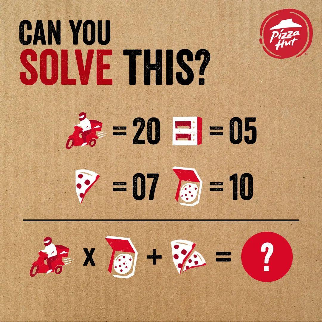 class="content__text"
 Tell us your answer in comments 🤩

 #pizzahutpakistan #pizzahut #fortheloveofpizza 
 