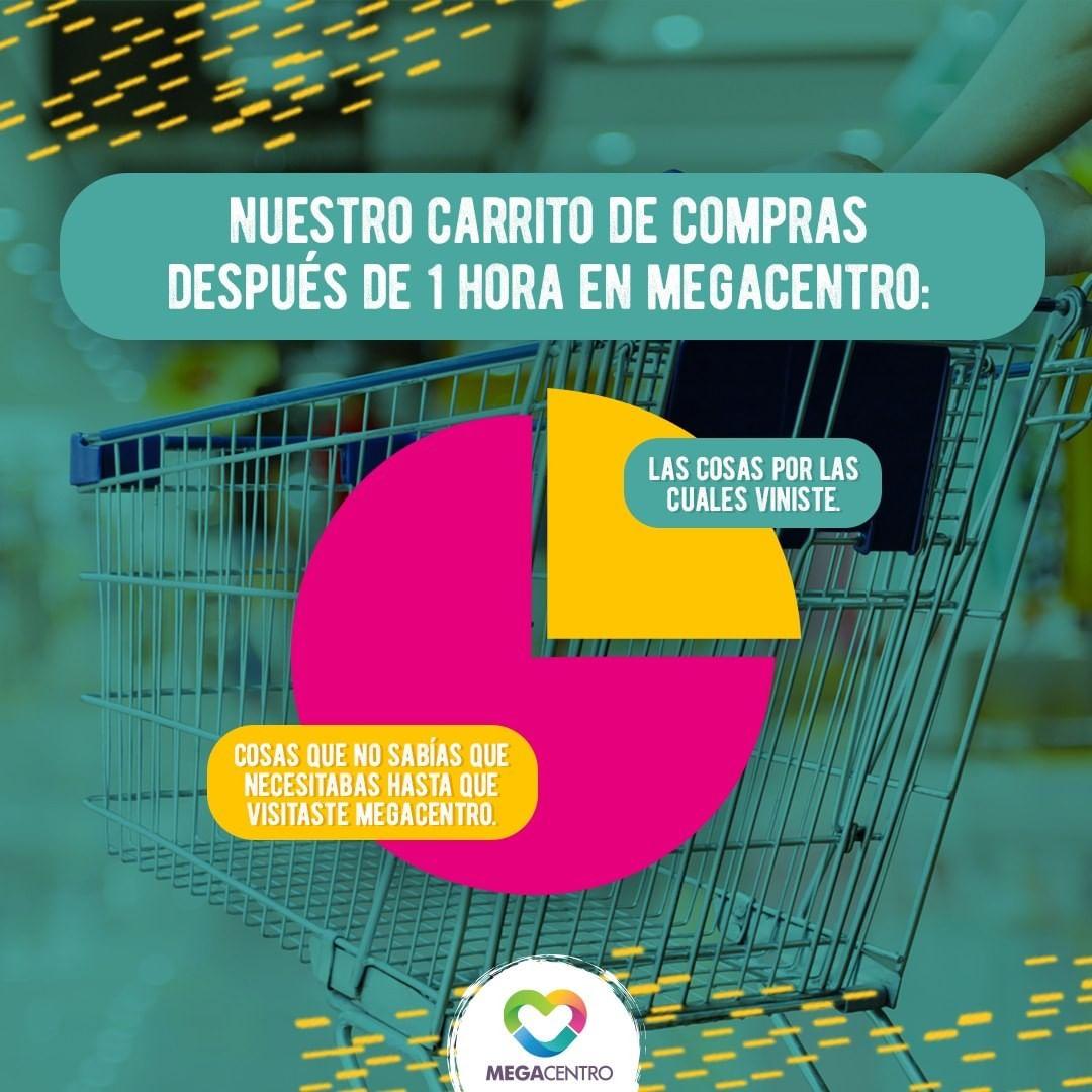 class="content__text"
 La misión: Comprar solamente los ingredientes de la comida de hoy.
Resultado: Fallido😀.

Con todas las ofertas que hay en Megacentro es imposible comprar solo una cosa🛍.

Menciona a esa persona que sabes que hace esto👀. 

 #EsteEsElCentro #Megacentro 
 