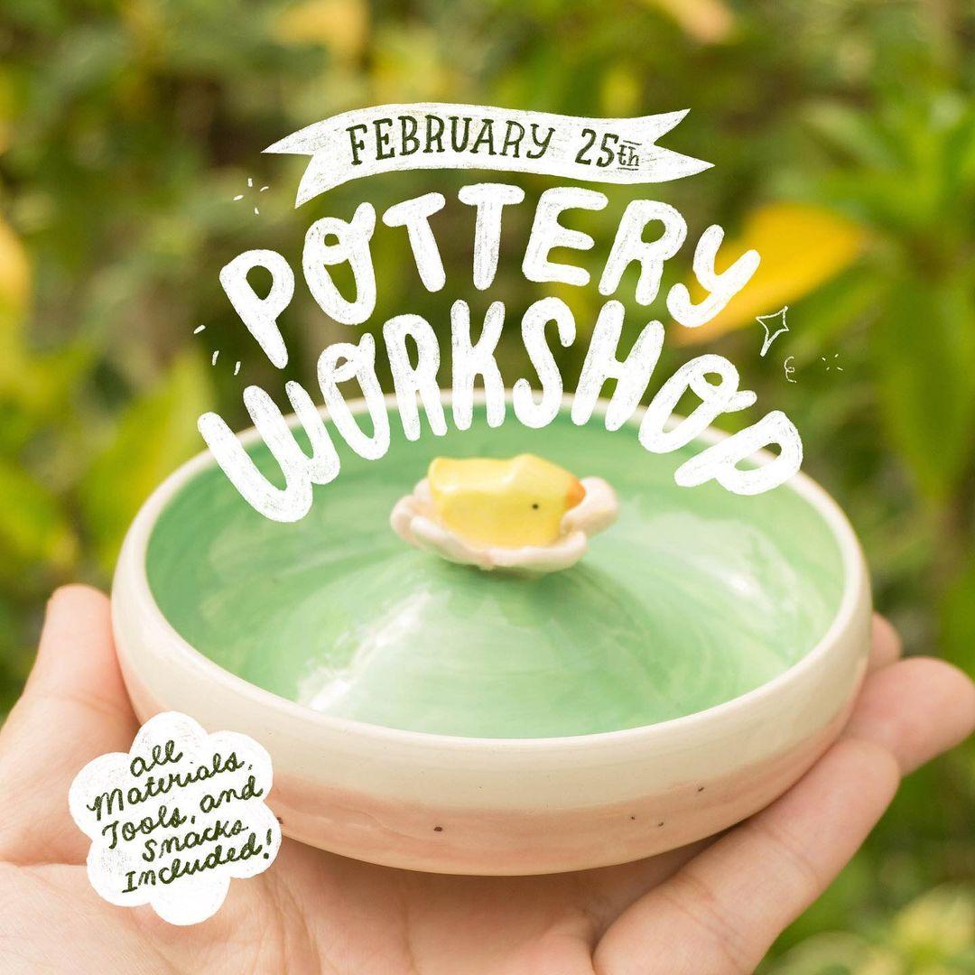 class="content__text"
 Just 4 slots left!! 

If you’re looking for something creative to do on Saturday, come to my pottery workshop! 🌱

All materials, tools, and snacks are included in the fee! Design, sculpt, and paint your own pottery creation 🌼

Hope to see you there! 🫶 
 