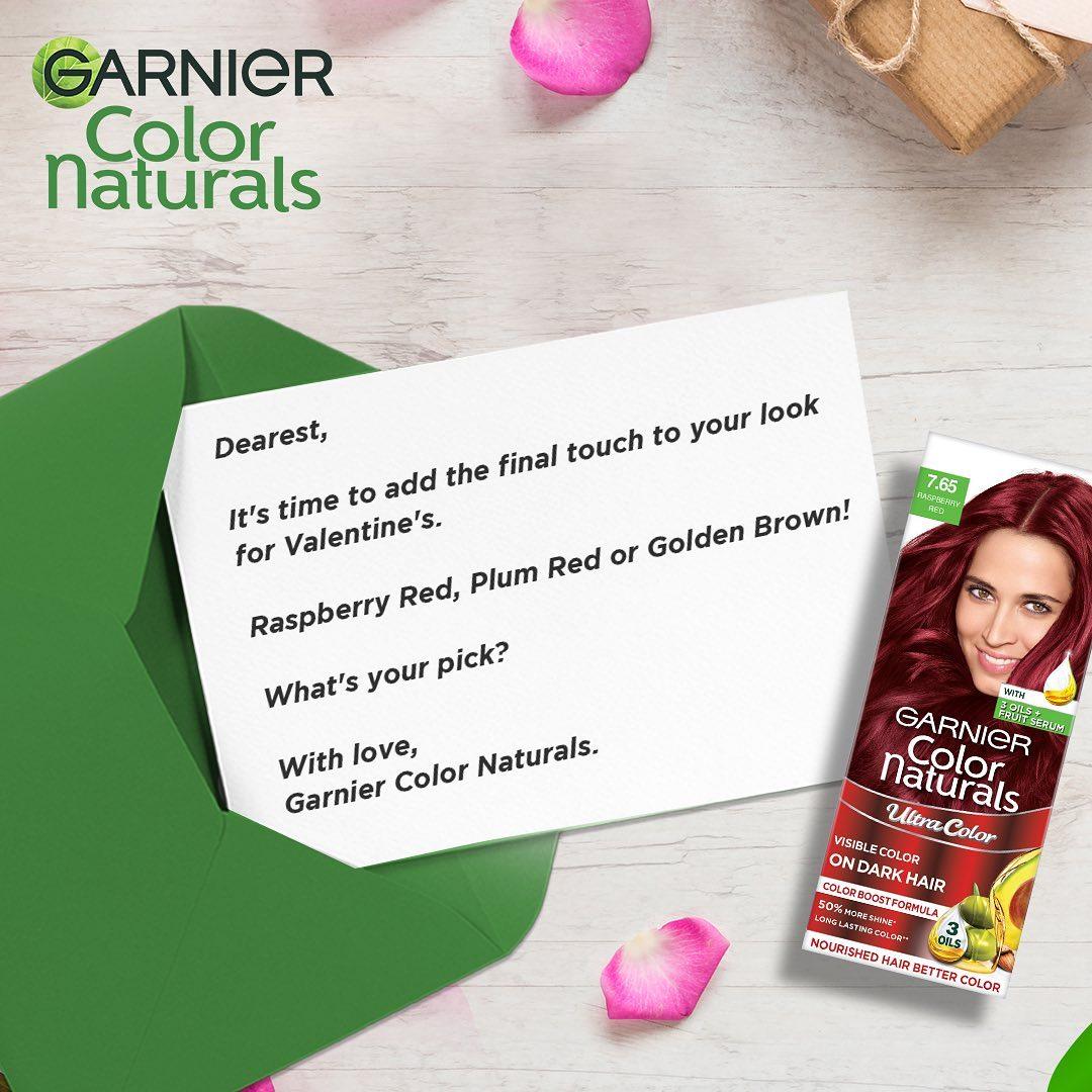 class="content__text"
 Love is intense and so are the shades from Garnier Color Naturals. Pick your shade right now! 👇💚

 #GarnierColorNaturals #ValentinesDay #NewLook #HairColor #UltraShades 
 