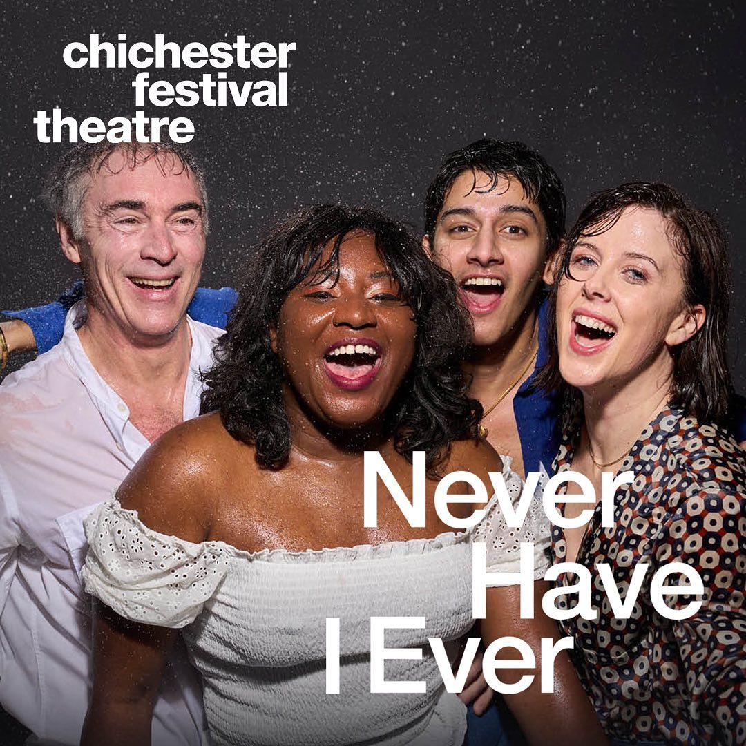 class="content__text"
 It’s happening, @dfdubz has been working on her first play 🔥🔥🔥🔥 and it’s debuting this September, at the Minerva Theatre as part of the @chichesterft season. It’s going to be explosive in every way and we can’t wait to have you in the audience! Starring @susiewoosie12@alexandraroach1@gregwiseofficial 

Show dates for Never Have I Ever are 1 – 30 September 2023 and tickets will be going live soon, make sure you get your hands on them! 

And now it’s time for you to meet…. 
Jacq and Kas’s boutique restaurant has gone bust, and telling their oldest friends Adaego and her rich husband Tobin that his investment is toast is only the start of the evening. Cash, class, identity and infidelity are all on the menu. As the last of the expensive wine flows, a dangerous drinking game reveals long-hidden truths and provokes an unspeakable dare.
This explosive, savagely funny first play by Deborah Frances-White, comedian, screenwriter and host of the global hit podcast The Guilty Feminist, brilliantly skewers the contradictions of contemporary society, and the shifting sands of power and sexual politics.
 
Emma Butler was formerly resident director at the Almeida Theatre; her directing credits include Camelot (London Palladium), Hole (Jermyn Street Theatre) and Echoes (UK and international tour).
 
The cast includes Alexandra Roach (Utopia, No Offence, The Light in the Hall), Greg Wise (The Crown, Sense and Sensibility, Military Wives) and Susan Wokoma (Enola Holmes, Cheaters, Chewing Gum).

 #guiltyfeminist #guiltyfeministpodcast #theguiltyfeminist #deborahfranceswhite #dfw #feminismeverday #feministissues #feminismuk #feminismforall #sexuality #chichesterfestivaltheatre #theatre #newplay 
 