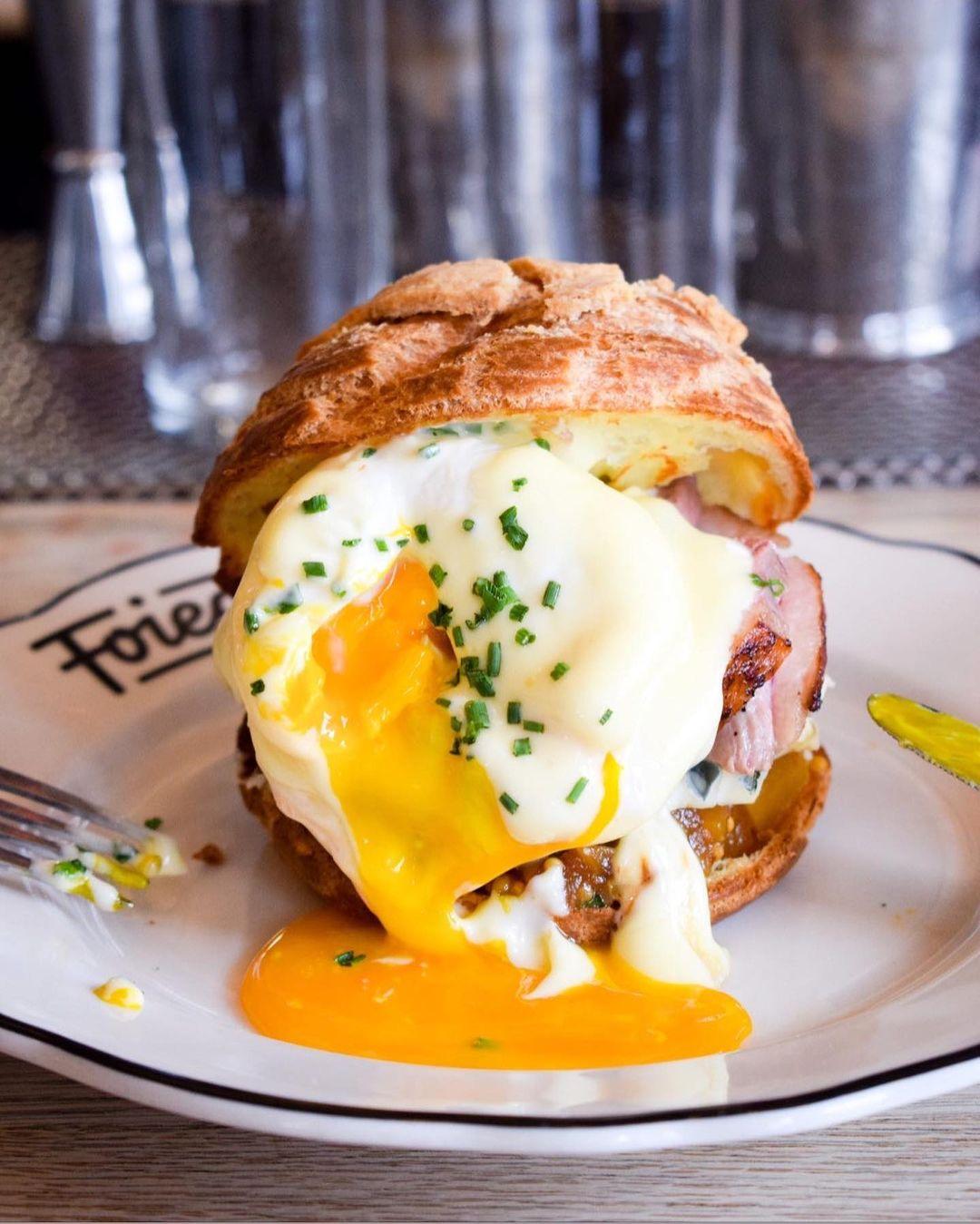 class="content__text"
 Truffle Hollandaise Eggs Benedict (@foiegwa) #TasteMontreal 
 