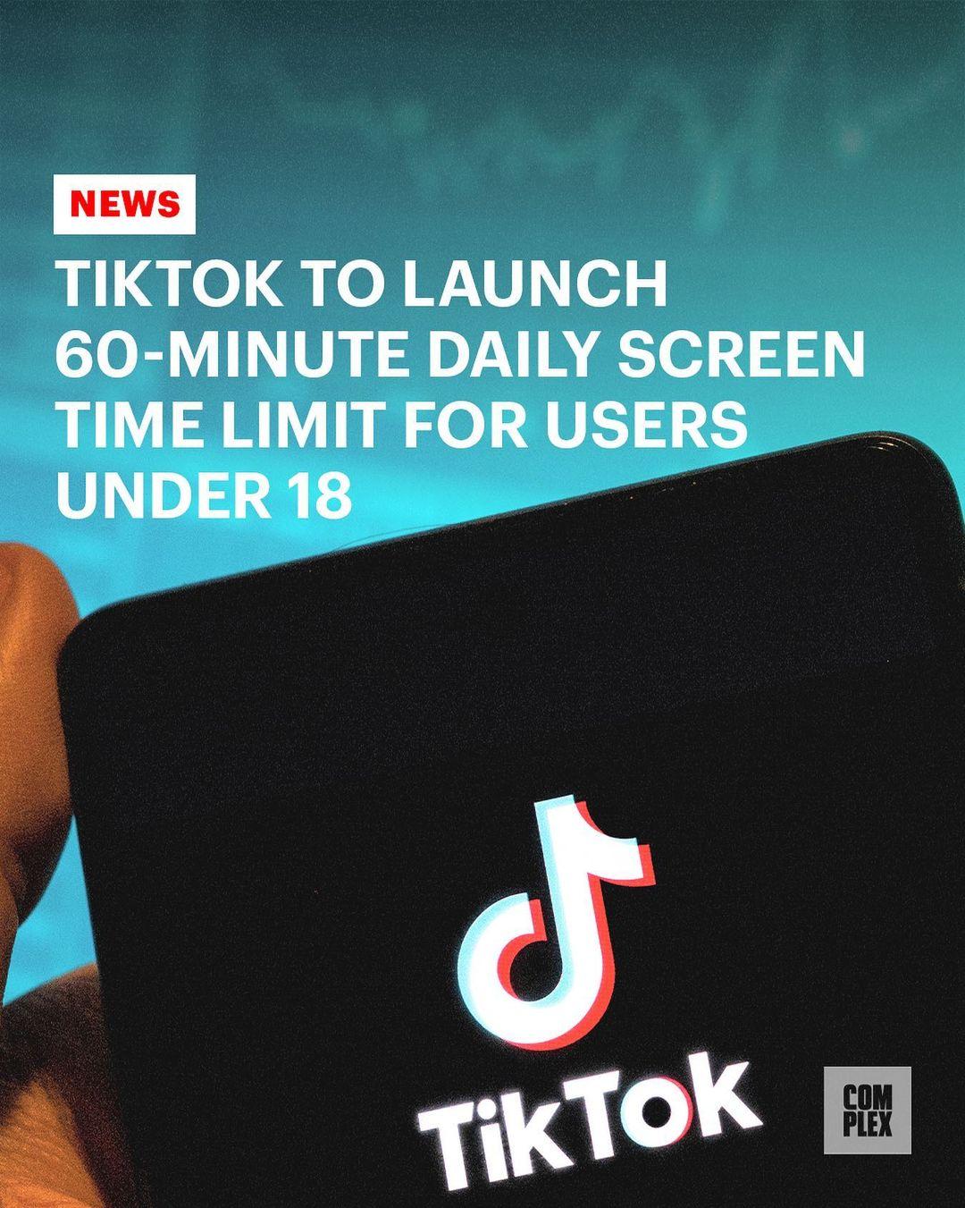 class="content__text"
 TikTok has announced several new features for teen users, including a 60-minute daily screen time limit. Link in bio 🔗 for all the details. 
 