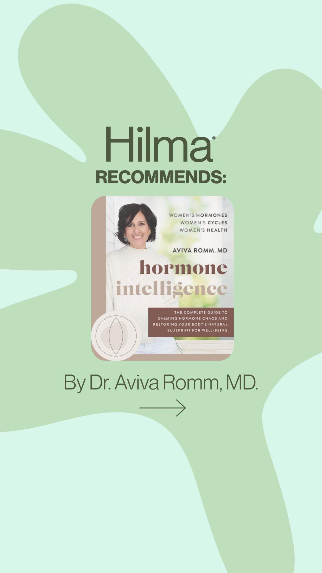 class="content__text"
 This week’s #HilmaRecommends: Hormone Intelligence by @dr.avivaromm 📚
Why we love his book: It breaks down eating for hormone health, the stress-hormone connection, gut health &amp; hormones, calming inflammation, and so much more. 

Comment below if you’ve read it or want to! 
 
