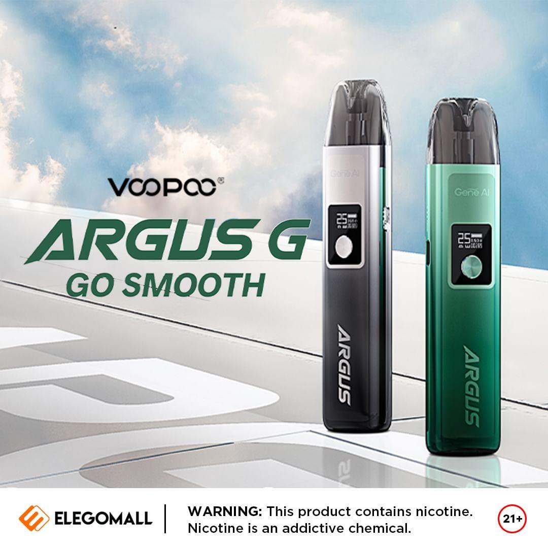 class="content__text"
 Let's welcome the ARGUS G from VOOPOO!
✅Compatible With ARGUS POD Cartridges.
✅ 4-hole air inlet &amp; airflow buffer room to enlarge the airflow and ensure the smooth taste.
✅Nanometre-scale polishing processes brings a shiny smooth finish.
.
Like ElegoMall.com for more vape gear.

Warning: This product contains nicotine. Nicotine is an addictive chemical.⁣⁣⁣⁣⁣⁣⁣⁣⁣⁣⁣⁣
 #elegomall #vapeshop #vapewholesale #podkit #vapesp #vapelife #vapeon #vapers #vapefam #voopoo #voopooargus #vapelife #vapingfam 
 