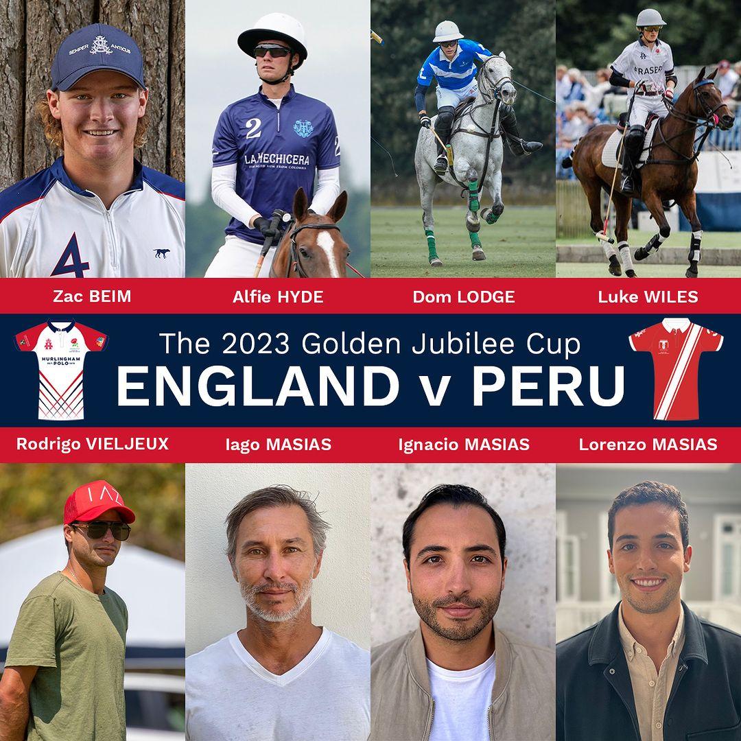 class="content__text"
 We are delighted to announce the teams that will play for the Golden Jubilee Cup during the Gloucestershire Festival of Polo at @beaufortpoloclub on 10 June!
ENGLAND 🏴󠁧󠁢󠁥󠁮󠁧󠁿 will face PERU 🇵🇪 in an exciting match, and visitors will also be treated to a match between YOUNG ENGLAND and YOUNG NEW ZEALAND - an unmissable day of sun and sport! ☀️

Grab a picnic and get the family together (even the dog!) and gather at this stunning venue for great food, great polo, and great fun! 🐎

 #polo #familydayout #letsplaypolo #englandteam #glosfestivalofpolo 
 