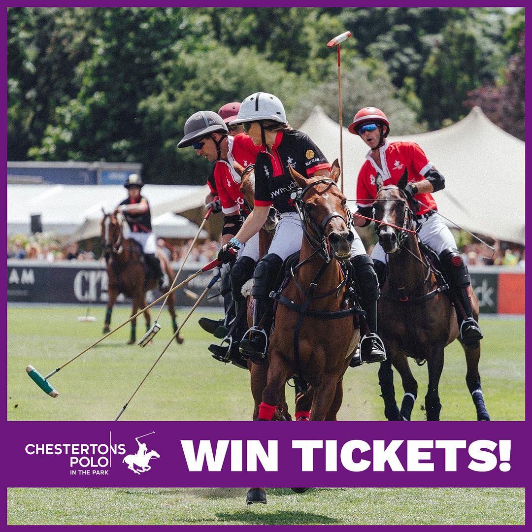 class="content__text"
 WIN TICKETS TO CHESTERTONS POLO IN THE PARK! 🐎☀

Be quick! ⏰ We have two pairs of tickets to give away for this weekend's event - you could enjoy fantastic sport, food, sun, and fun at London's biggest polo party. 🥂 All you need to do is:

✅ Follow @hurlinghampoloassociation and @polointhepark 
✅ Share this post to your story
✅ Tag a friend below you'd take with you

Winners will be contacted on Thursday 8 June - beware of scam pages! Each prize is 2 x General Admission tickets for one weekend day. Tickets will be sent by email - travel and all other costs will be the responsibility of the winner. 

 #win #winwin #polo #poloparty #pololife #london #londonevents 
 