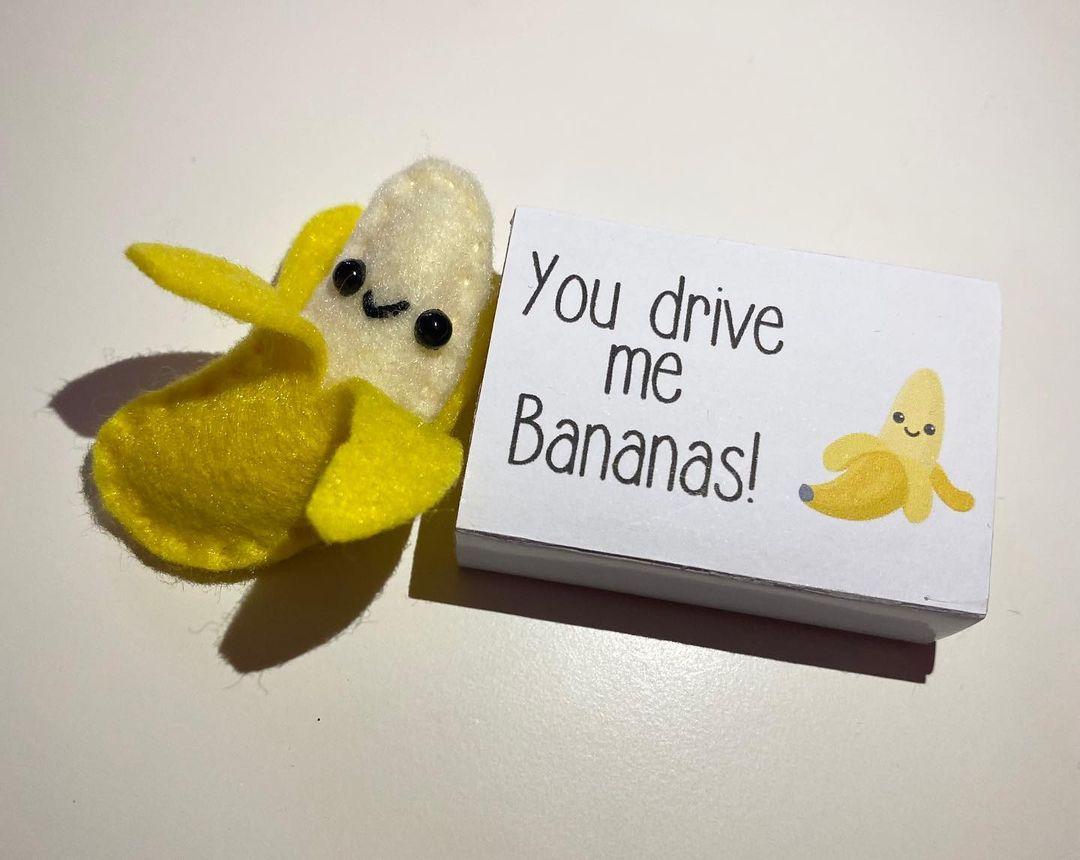 class="content__text"Miniature Banana matchbox gift #banana #bananalovers #bananalover #shop #shoponline #onlineshopping #gift #birthdaycard #cute #love #cutegift #bananas #fun #miniaturebanana #bananagift #kawaiisausage #kawaii #etsy #etsyseller #etsyuk #insta #instagram #instagramers #instagramhub #maker #makersgonnamake #felt #instagood #instalove #instadaily