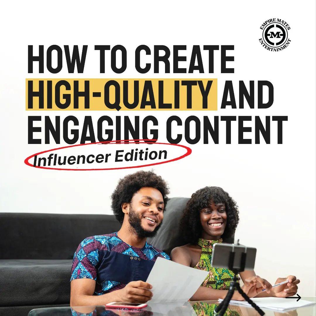 class="content__text"
 Whether an aspiring influencer or an already established one, the key to truly connecting with your community, is by creating high-quality content! ✨
-
Watch your social media influence rapidly grow by applying our 8 powerful tips for creating high-quality content. 🚀

 #ContentCreationStrategy #ContentCreationTips #InfluencerMarketingAgency #EMEAgency 
 