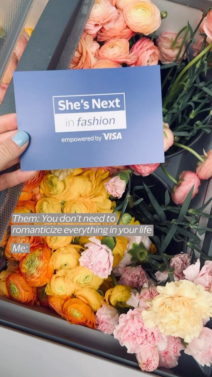 class="content__text"
 Can you blame us for romanticizing the #ShesNextinFashion, Empowered by Visa Pop-Up Shop?😍 Had so much fun supporting women-owned #smallbusinesses with @bustle in NYC! 
 