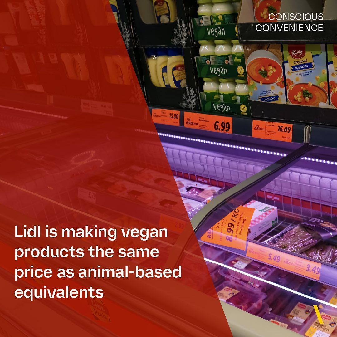 class="content__text"
 Lidl is making sure that cost isn’t a barrier to plant-based eating. 

The German supermarket chain recently lowered the prices of its own Venmondo vegan products to match their animal-based equivalents. Besides being a win for vegans, Lidl hopes the price parity will encourage more shoppers to give sustainable alternatives a try. According to the Federal Association of the German Food Trade, 41% of Germans identify as flexitarian, and 43% say they’d buy more plant-based foods if they were offered at a cheaper price.

In addition to lowering prices, Lidl is placing Venmondo products near their non-vegan counterparts so that customers can easily compare the two. Lidl is also the first German food retailer to publicly disclose the ratio of plant to animal protein sources in its range. Just 11% of the retailer’s protein offerings are currently plant-based — a number they’ve committed to boosting to 20% by 2030.

While consumers consistently say they want to lower their food footprint, the reality is that purchase decisions are still largely driven by cost. By making vegan products more accessible, Lidl is proving that ethical eating doesn’t have to be a premium pursuit.

Edge: Conscious Convenience

Spotter: Moritz Kleiser — TBWA\Düsseldorf 
.
.
.
.
.
.
.
.
.
.
.
.
.
 #ConsciousConvenienceBackslash @lidlde #lidl #veganfood #plantbased #flexitarian #ethicaleating #sustainablefood #affordablefood #plantbasedprotein 
 