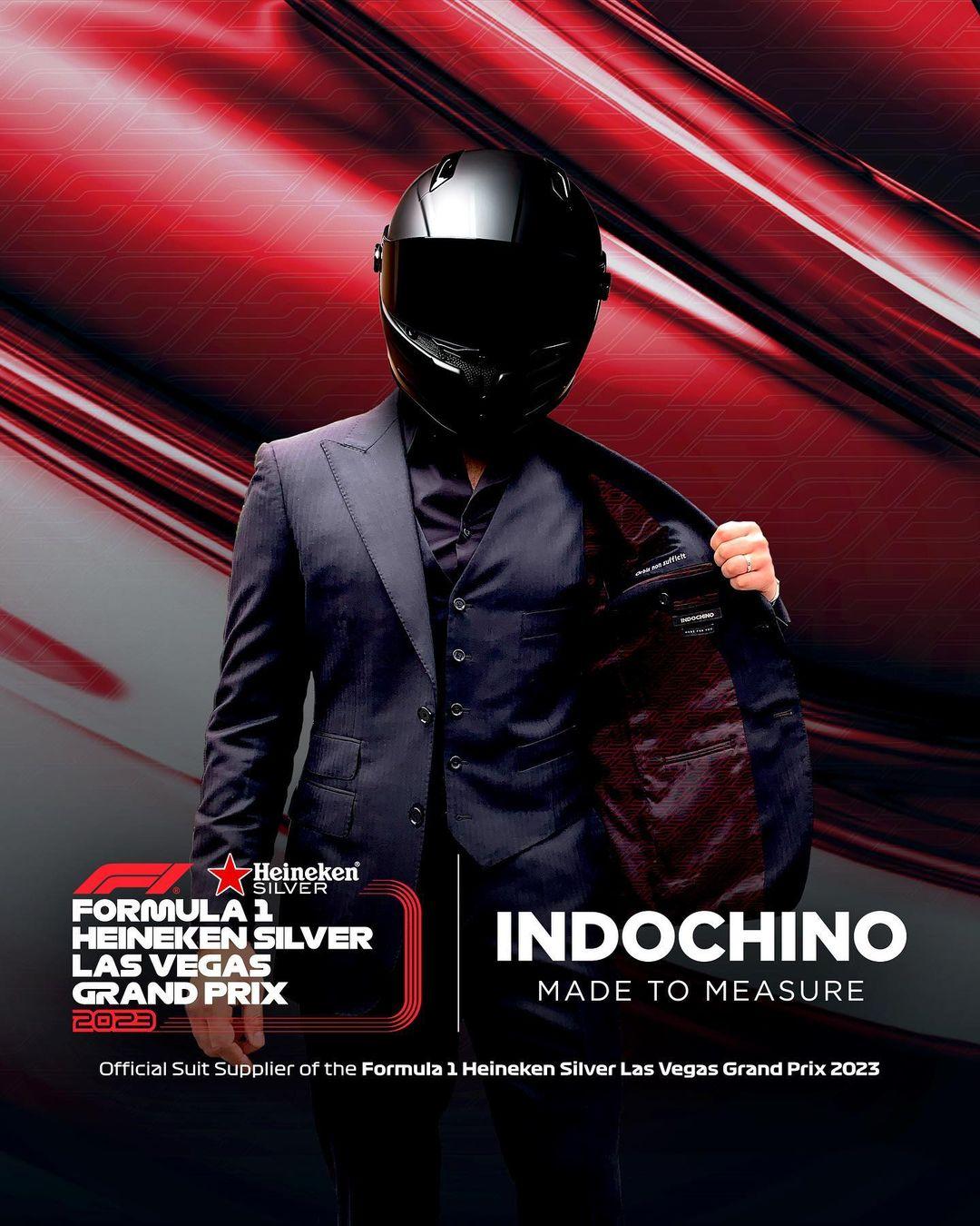 class="content__text"
 The #LasVegasGP is proud to partner with @indochino as the official suit supplier of the race! The global leader in custom suiting will create made to measure race week uniforms for the Grand Prix’s employees to spotlight #Indochino apparel at the inaugural event 👔 
 