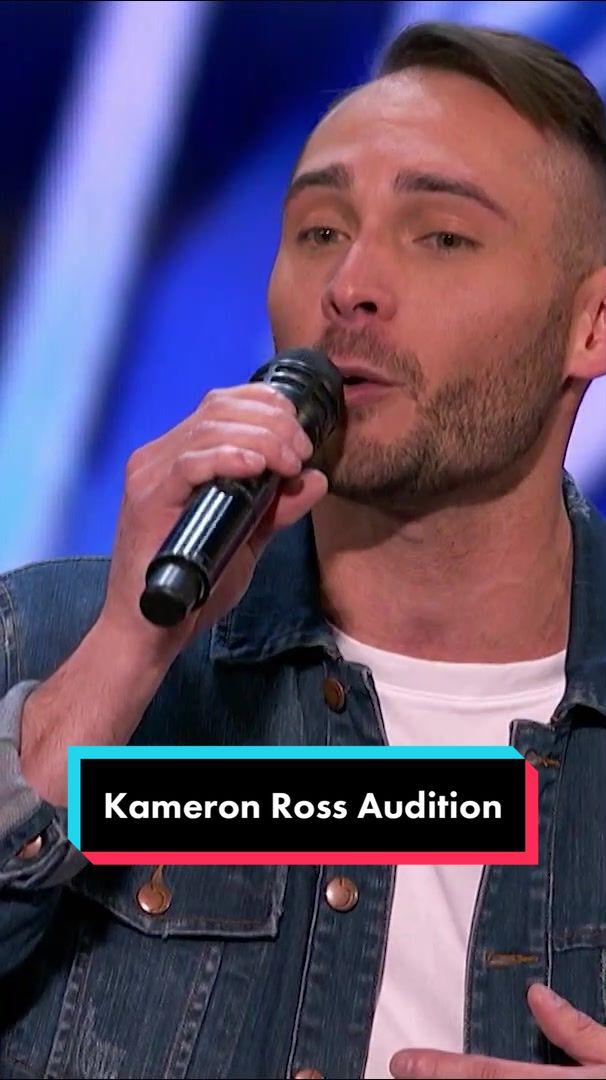 @kameronrossofficial gave us an #audition with #purpose and #talent! #agt #talent #singer
