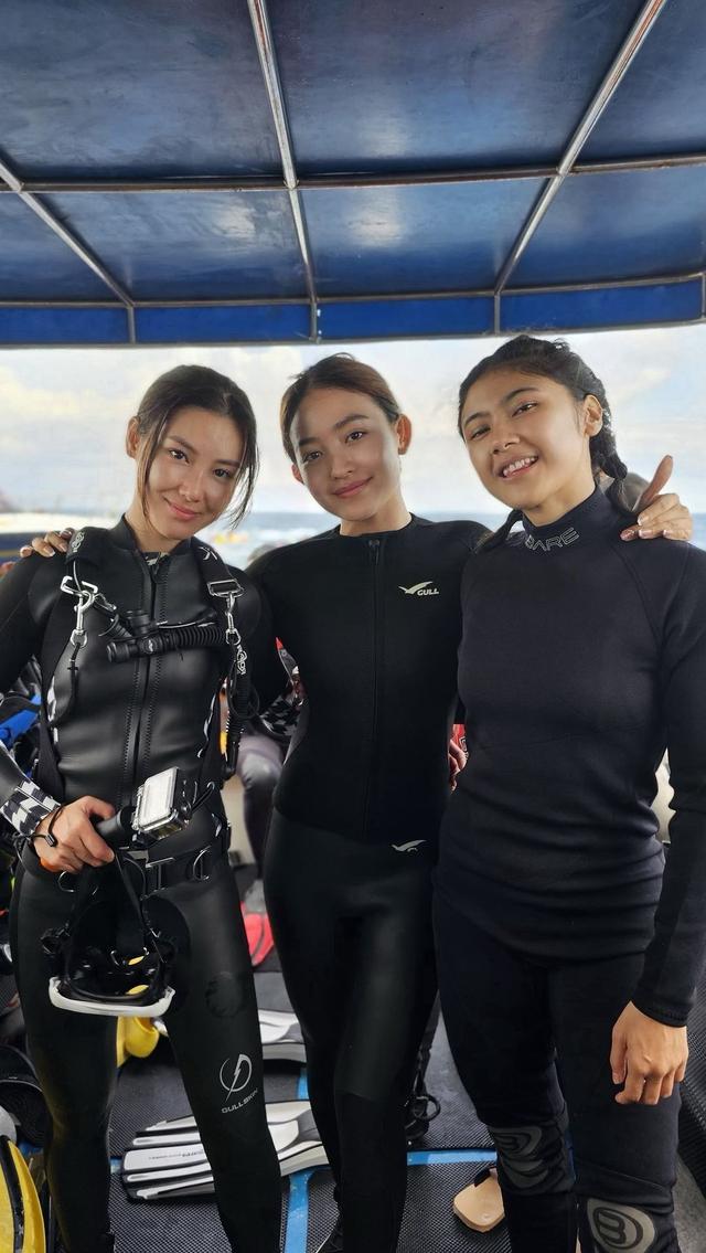 First time scuba diving with the girls🥰😘