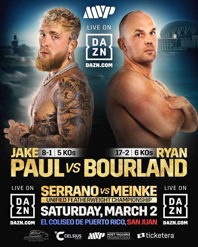 The goal is simple, build the skillset to become world champion. Next up is a guy who has twice as many professional fights under his belt than I do. Ryan “The Rhino” Bourland. And just like the animal in his bone chilling nickname… he is also endangered😂😅

On Saturday, March 2 as co-main to the Puerto Rican GOAT, Amanda Serrano, I’m fighting for experience, and to show my love to the island I call home I’ll be donating my entire fight purse to my nonprofit Boxing Bullies to help renovate gyms across 🇵🇷 .

@mostvaluablepromotions 
@serranosisters