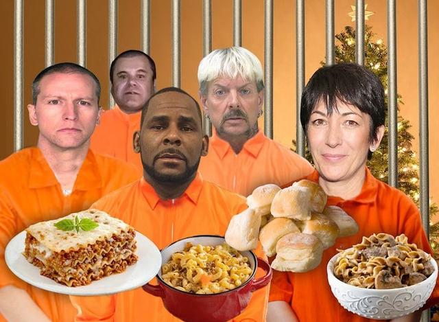 Derek Chauvin will eat his first Christmas meal behind bars, while other infamous figures like R. Kelly, Joe Exotic and El Chapo already know what to expect. Peek at the menus at link in bio.
📷: Getty Composite