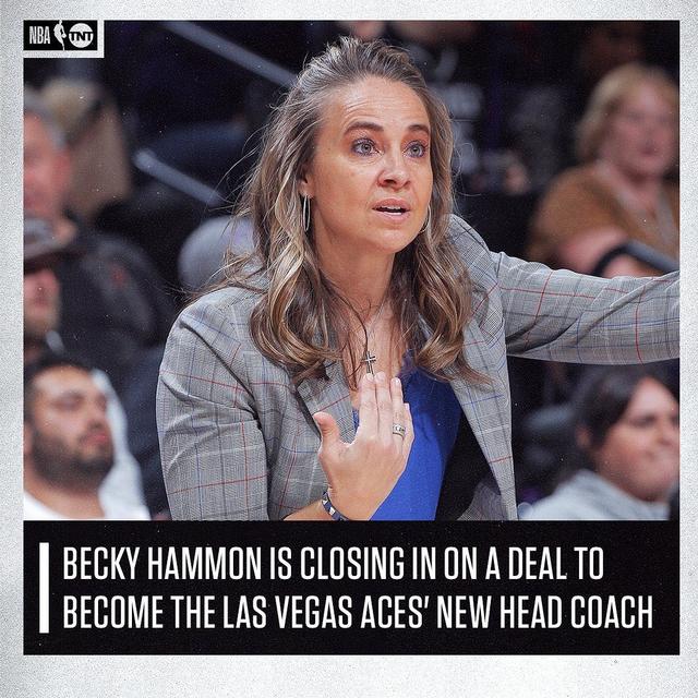 Spurs assistant coach and former WNBA star Becky Hammon is closing in on a deal to become the Las Vegas Aces' new head coach in what would be the most lucrative contract in WNBA history, per Shams Charania and Chantel Jennings.