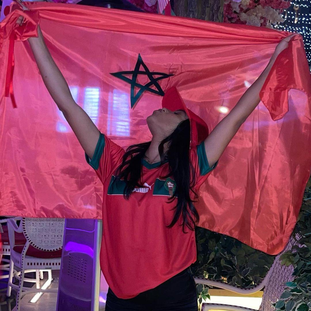 class="content__text"
 Keeping our heads up high cause HISTORY WAS MADE. 🇲🇦 This one is for Africa. This one is for the Muslims. For ALL the supporters. This one is because of Allah swt 🤲🏽♥️🇲🇦 
 
