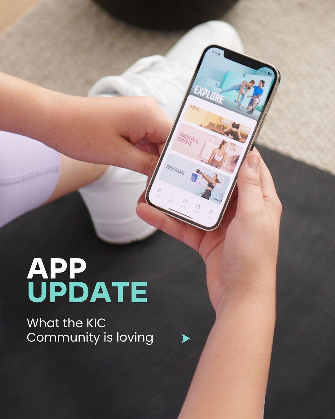 class="content__text"
 Swipe to read what the KIC community are loving about our brand new app update! 

New additions to the KIC app that will help you find your personal recipe for success in 2023:

🔎 New Filters
📲 New Functionalities 
💪 New programs 

Ready to KIC’ it? Head to the link in our bio to get started today! 
 