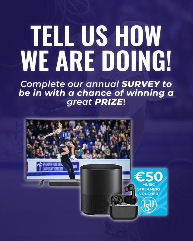 class="content__text"
 We want to know more about you, so we can provide a better experience!👀

Complete the survey to be in with a chance of winning one of the following prizes 🎁 :

📺 Home Cinema bundle (42” Smart TV and sound bar)

🎶 Music Gadget bundle (Bluetooth in-ear headphones, Bluetooth speaker and €50 local streaming service voucher!)*

Find out more 👉 #LinkInBio

*Terms and Conditions apply

 #FigureSkating 
 